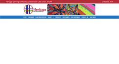 Desktop Screenshot of heritagespinning.com